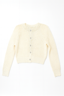 CARLUCCI CROCHET POINTELL SHORT CARDI