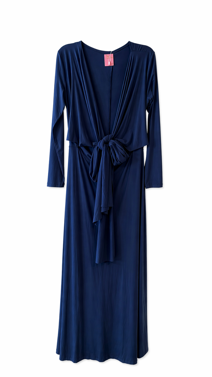 AVA LEA WRAP MAXI DRESS