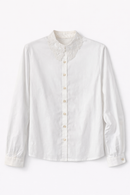 PAPER PARACHUTE BUTTONDOWN SHIRT W LACE COLLAR