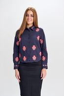 CHLOE & EMMA EMBROIDERED BOUQUET TOP