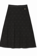 NOIR CROCHET SKIRT
