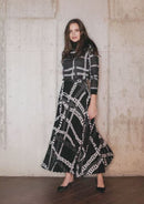 PASHMINA CHAIN PRINTED MAXI SKIRT
