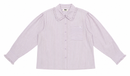 FRNCH SERENA RUFFLE STRIPED SHIRT