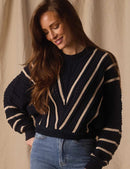THE NORMAL BRAND CHEVRON SWEATER