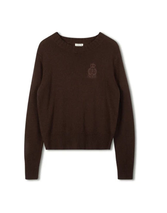 POINT FINE KNIT CREW