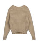 POINT CHUNKY CREW SWEATER