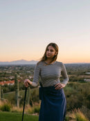 IN:05 LONG SLEEVE STRIPED TOP
