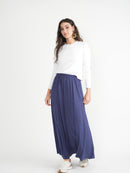 MAXMRKT FAUX BUTTONDOWN LIGHTWEIGHT SKIRT