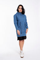 CONCEPT DENIM HOODIE TUNIC