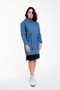 CONCEPT DENIM HOODIE TUNIC
