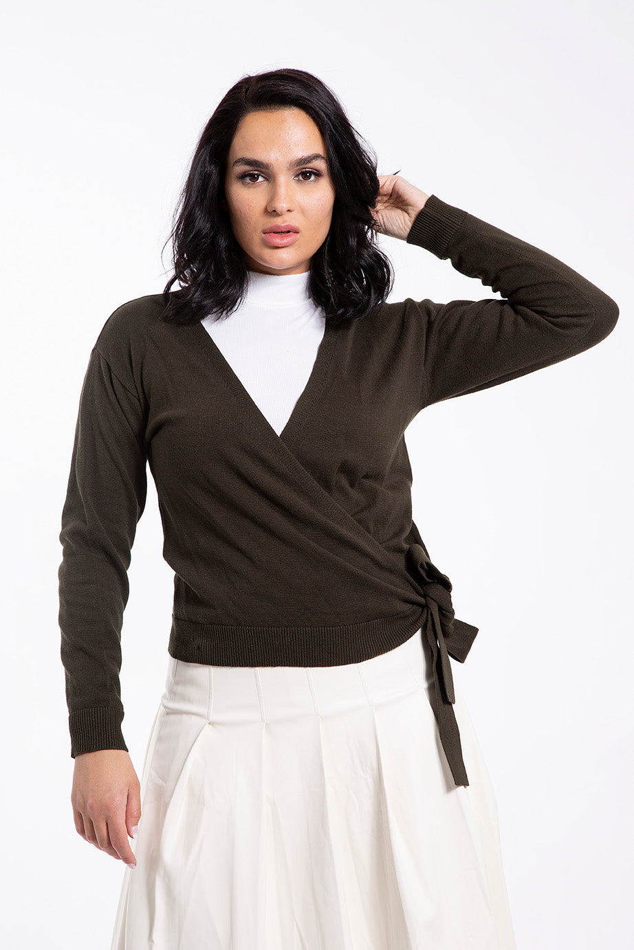CONCEPT WRAP SWEATER