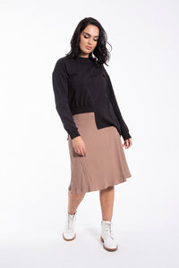 CONCEPT ASYMMETRICAL SWEATSHIRT