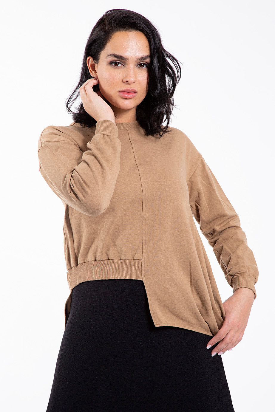 CONCEPT ASYMMETRICAL SWEATSHIRT