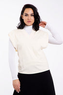 CONCEPT SLEEVELESS V NECK TOP