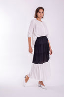 CONCEPT FLOWY BUTTON BLOUSE