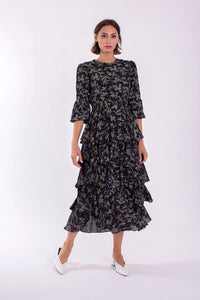 CONCEPT FLORAL LAYERED MAXI