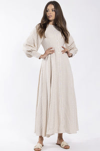 CONCEPT GINGHAM SHIRT DRESS