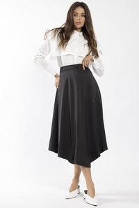 CONCEPT ASYMMETRIC SLIP SKIRT