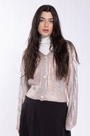 Concept Metallic Foil Cable Cardi