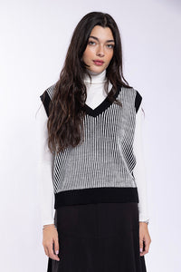 Concept Two Tone Knit Vest