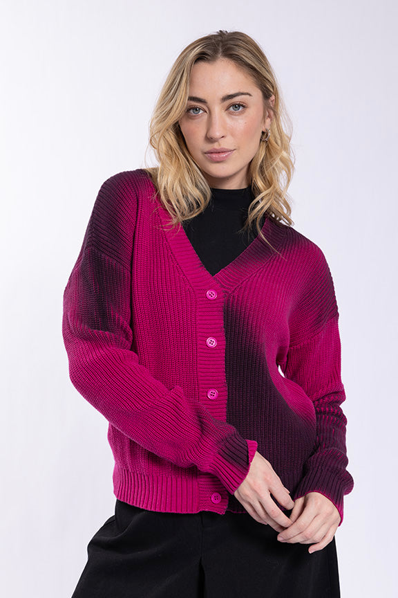 Concept Dyed Effect Cardi