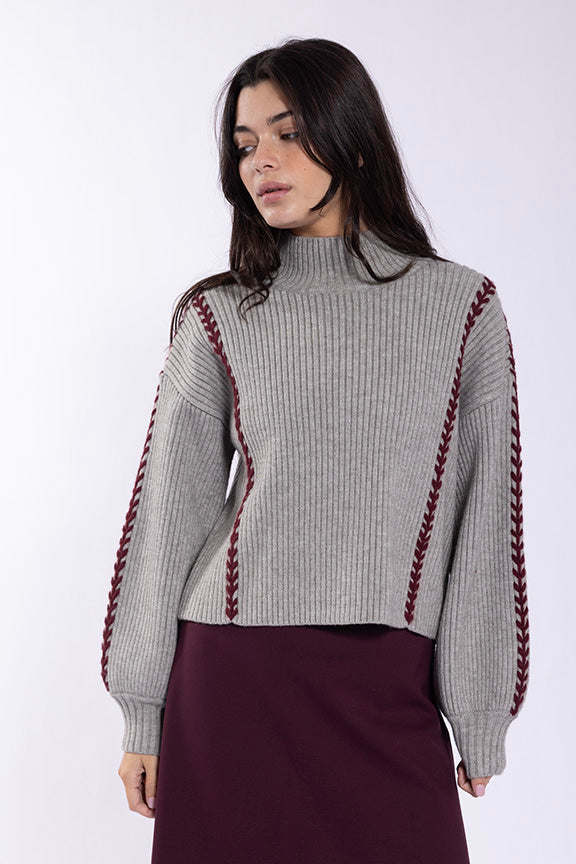 Concept Exaggerated Stitch Sweater