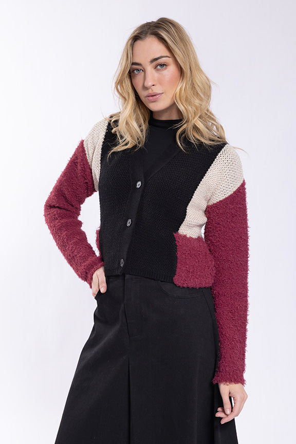Concept Shaggy Detail Cardi