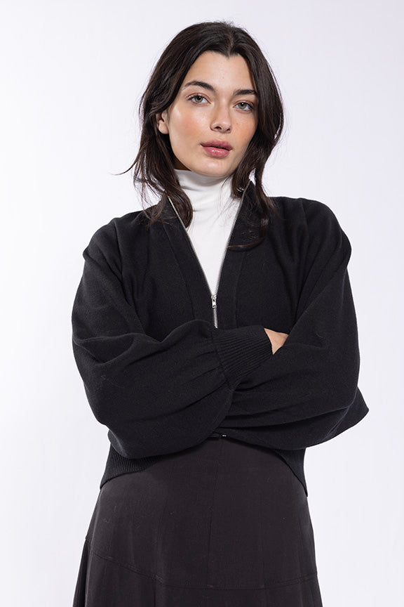 Concept Zip Front Sweater