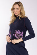 Concept Floral Intarsia Vest