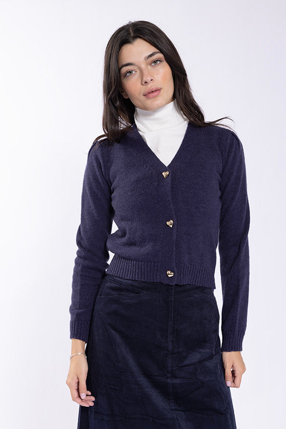 Concept Heart Button Cardi