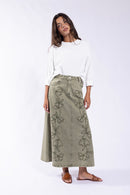 CONCEPT EMBROIDERED DOODLE SKIRT