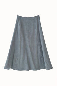 CONCEPT PANELED LINEN SKIRT