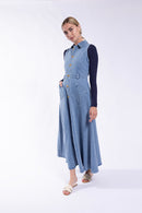 CONCEPT DRAMATIC BUTTON DENIM JUMPER