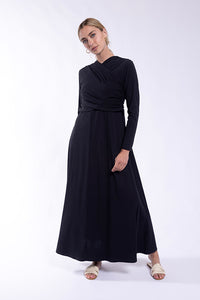 CONCEPT CROSSOVER JERSEY DRESS