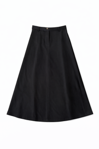 CONCEPT HIGH WAISTED DOUBLE BUTTOM SKIRT