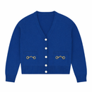 CONCEPT HORSEBIT DETAIL SOLID CARDIGAN