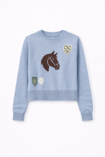 CONCEPT HORSE CREWNECK SWEATER