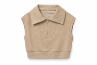CONCEPT HALF ZIP COLLARED VEST