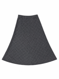BSL FLARED A-LINE PLAID  SKIRT