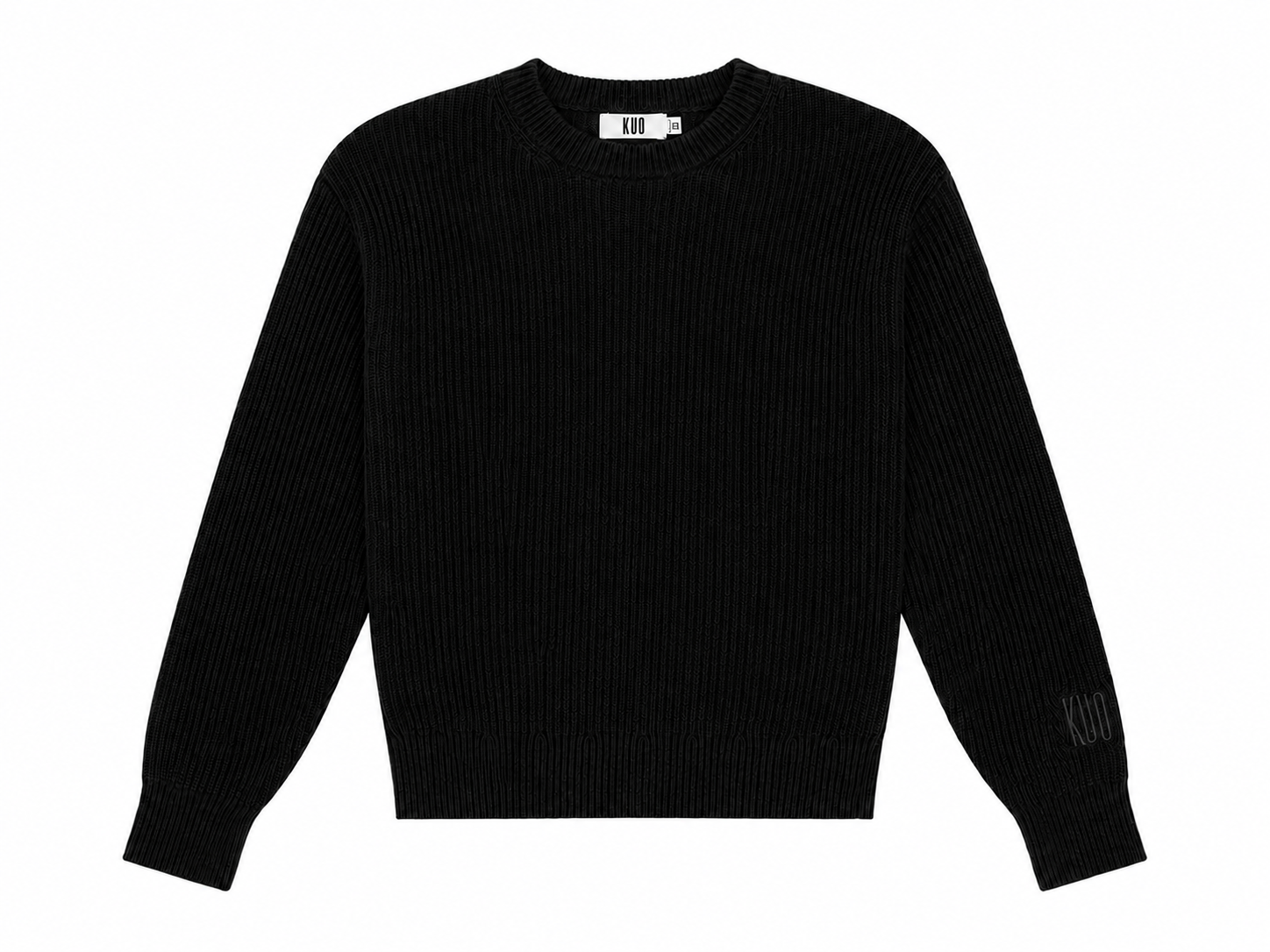 KUO RIB KNIT PULLOVER SWEATER