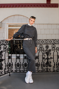 NUE LUMELLE FAUX LAYERED SWEATER