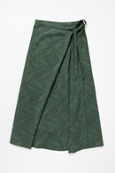 GOLD THREAD PAISLEY SKIRT