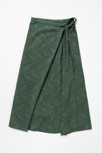 GOLD THREAD PAISLEY SKIRT