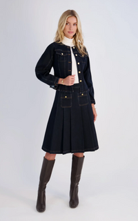 POPPY SHORT DENIM SKIRT