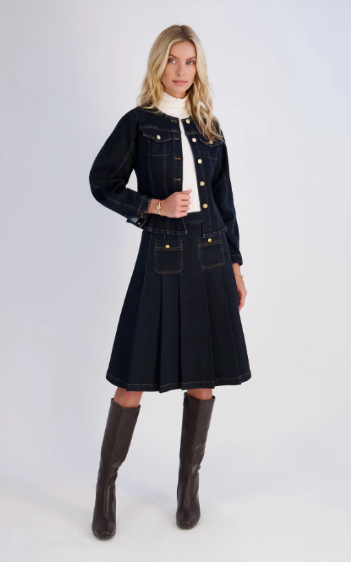 POPPY SHORT DENIM SKIRT