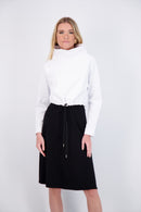 PASHMINA CROPPED DRAWSTRING SWEATSHIRT