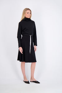 PASHMINA CROPPED DRAWSTRING SWEATSHIRT