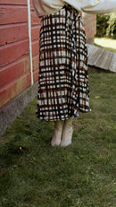 ZAIKAMOYA NANCY PLAID SKIRT