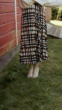 ZAIKAMOYA NANCY PLAID SKIRT