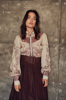 CARLUCCI PRINTED BLOUSE